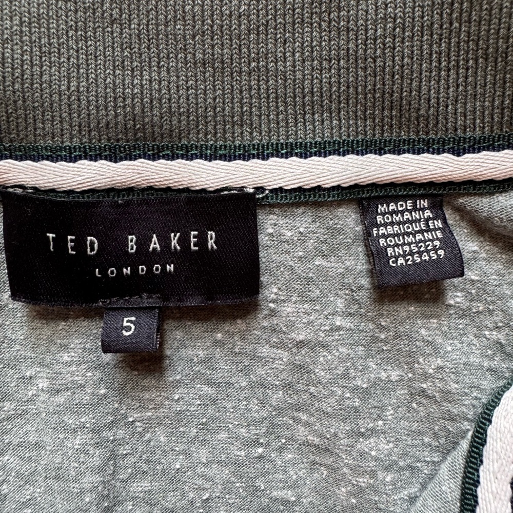Ted Baker Green Grey Polo - Picture 2 of 2